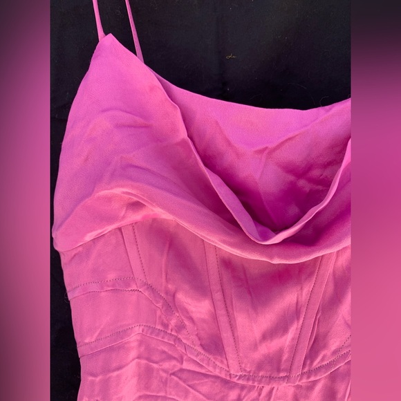 Sexy Pink Spaghetti Strat Dress - Picture 2 of 5